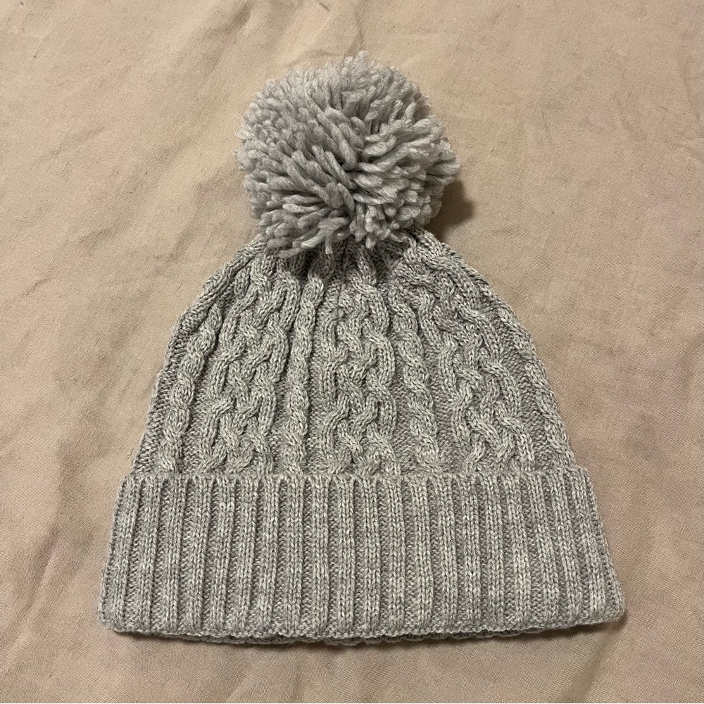 Grey Knit Beanie